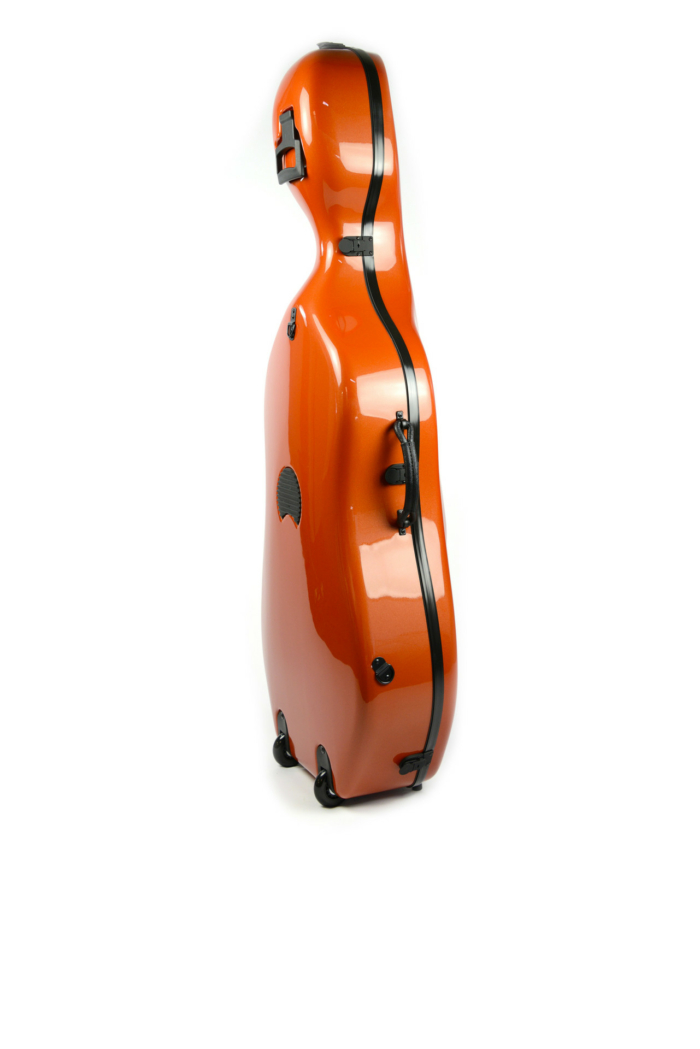 Newtech Celloetui med hjul - Terracotta - Bild 4