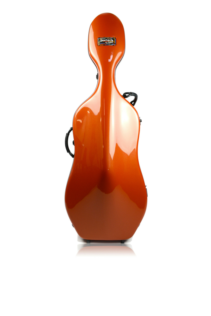 Newtech Celloetui med hjul - Terracotta