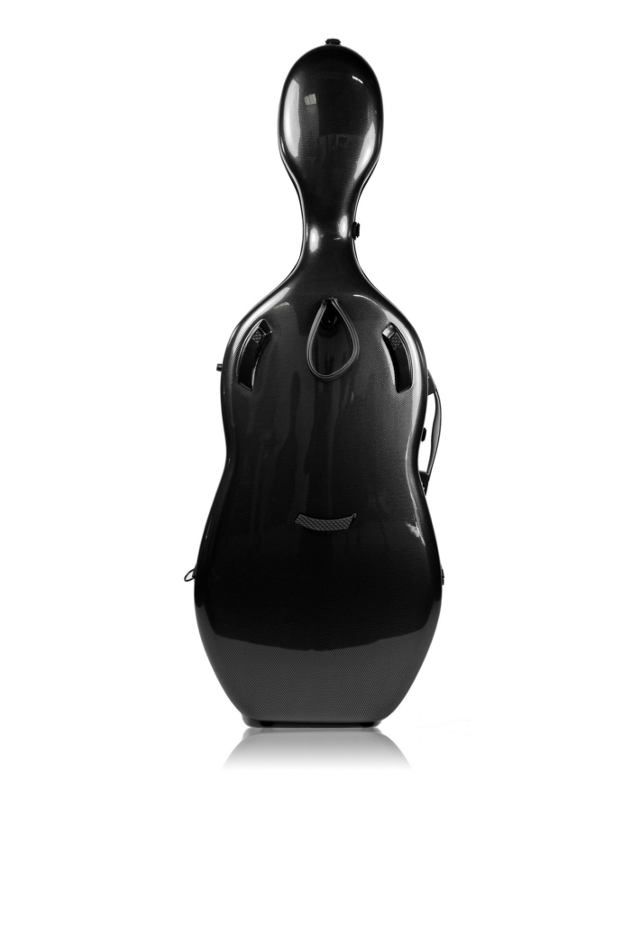 Hightech 4.4 Justerbart Celloetui – Black Carbon look - Bild 2