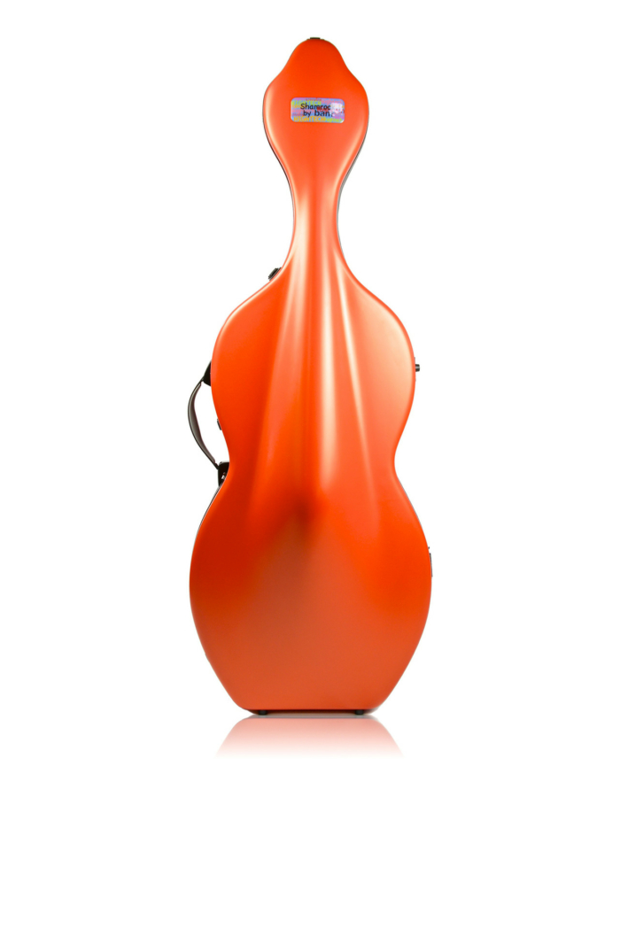Hightech Shamrock Celloetui med hjul - Orangey