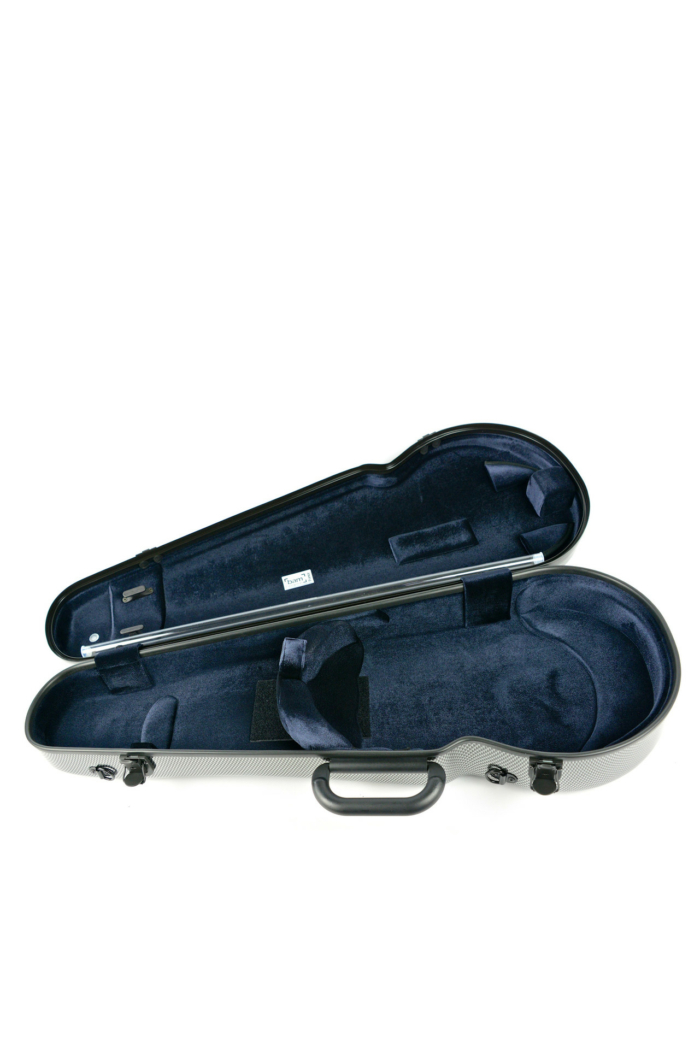 Hightech Contoured Violaetui - Silver Carbon look - Bild 3