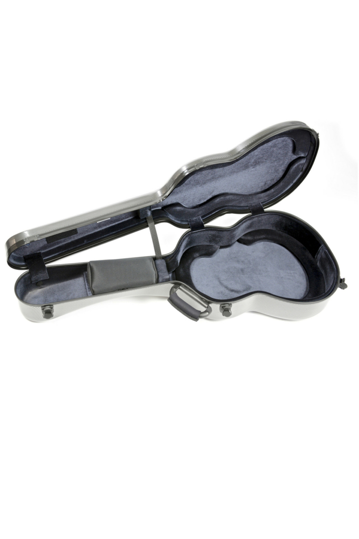 Hightech klassisk Gitarretui - Silver Carbon look - Bild 3