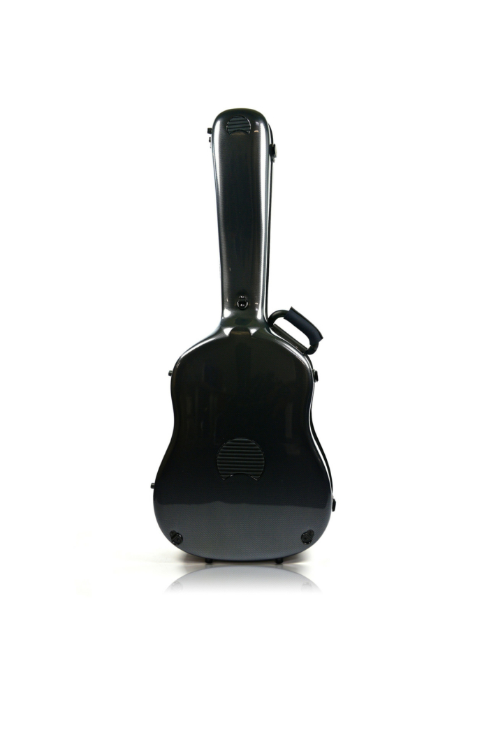 Hightech Dreadnought Gitarretui - Black Carbon look - Bild 2