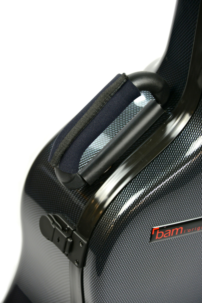 Hightech Dreadnought Gitarretui - Black Carbon look - Bild 4
