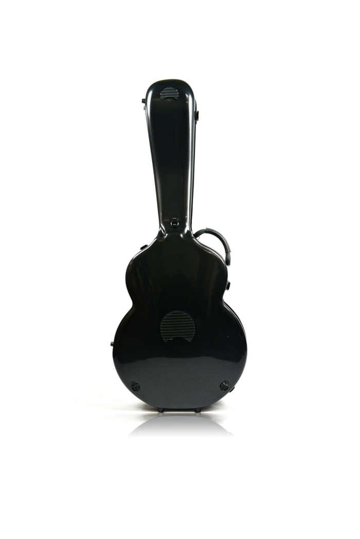 Hightech Arch Top 16" Gitarretui - Black Carbon look - Bild 2
