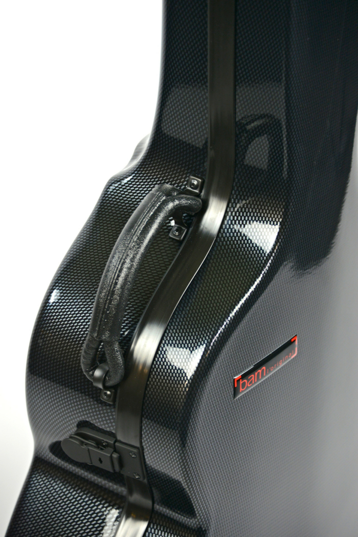 Hightech Arch Top 16" Gitarretui - Black Carbon look - Bild 4