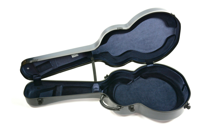 Hightech Arch Top 16" Gitarretui - Black Carbon look - Bild 3
