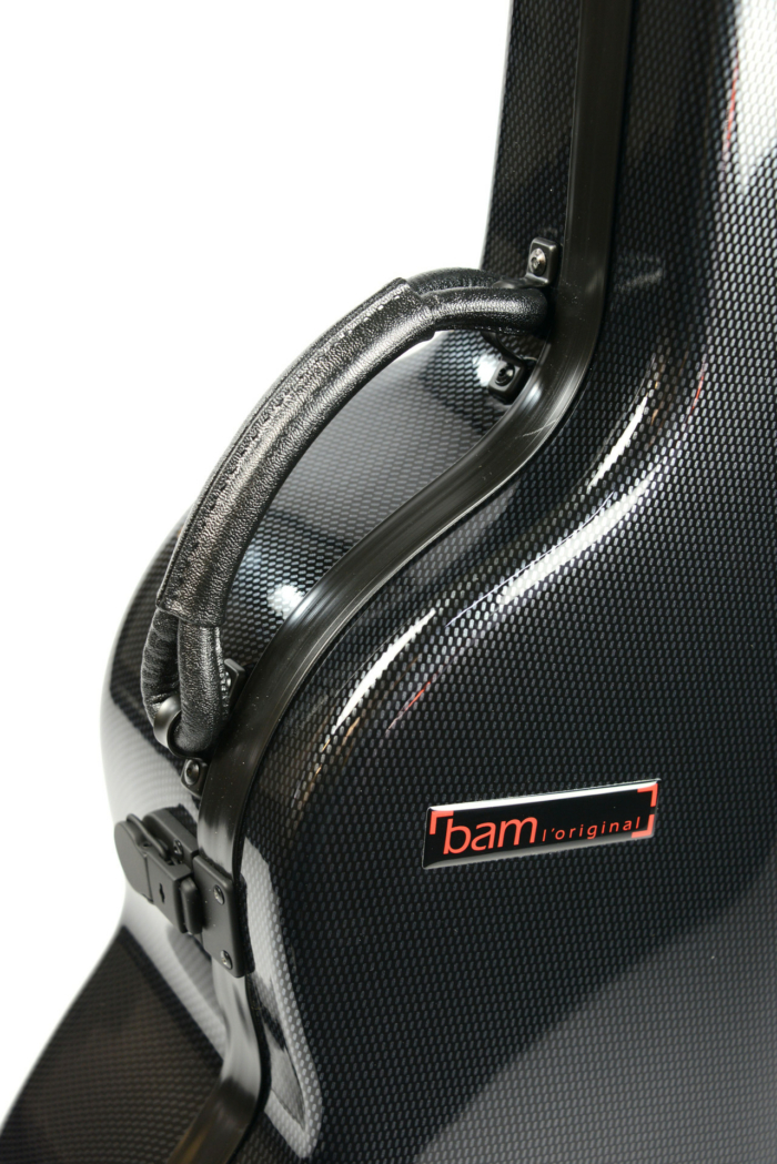 Hightech Manouche Selmer Typ Gitarretui - Svart Carbon look - Bild 4