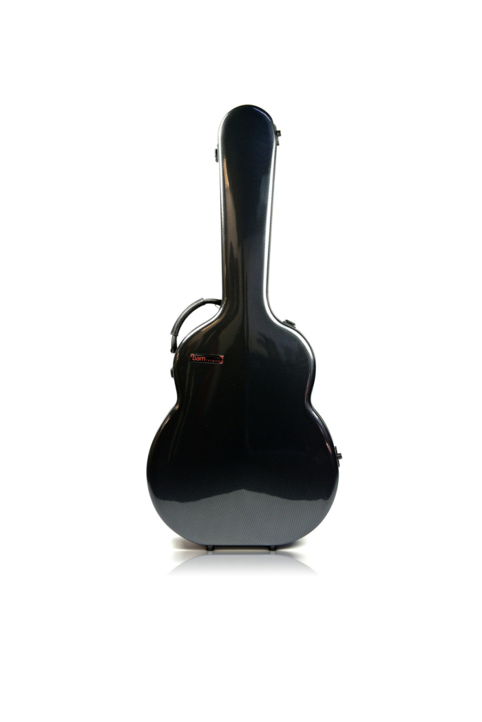 Hightech Manouche Selmer Typ Gitarretui - Svart Carbon look
