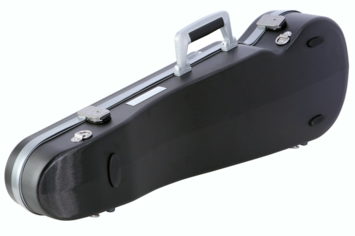 THE OPERA Hightech Contoured Violin Case - Svart polykarbonat - Silverversion - Bild 4