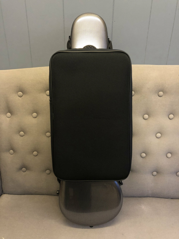 Ryggkudde med inre notficka för Hightech Contoured violin / violabox - Svart - Bild 3