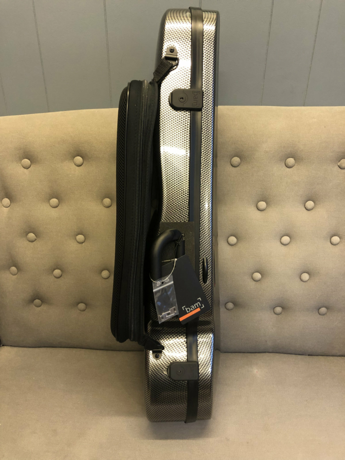 Ryggkudde med inre notficka för Hightech Contoured violin / violabox - Svart - Bild 4