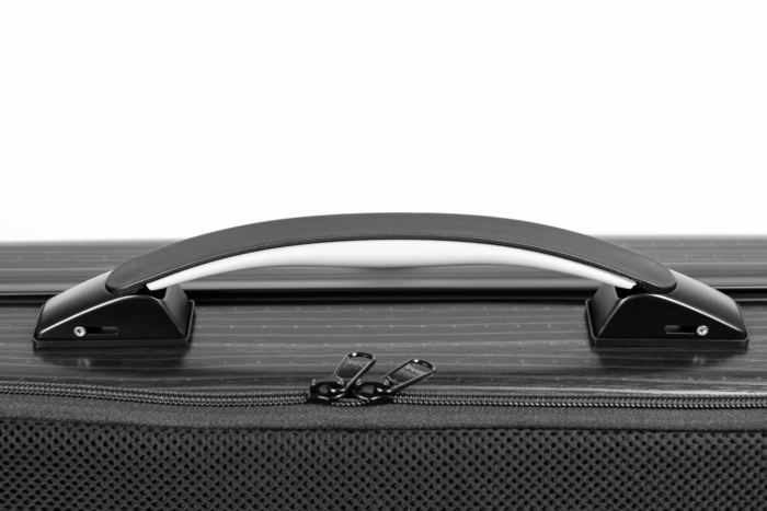 NY DESIGN! Rektangulär HIGHTECH fiolfodral med musikficka - Black Lazure - Bild 4