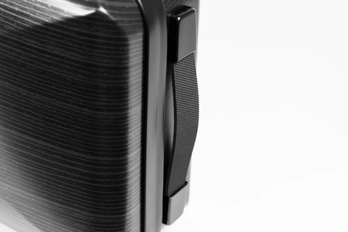 NY DESIGN! Rektangulär HIGHTECH fiolfodral med musikficka - Black Lazure - Bild 5