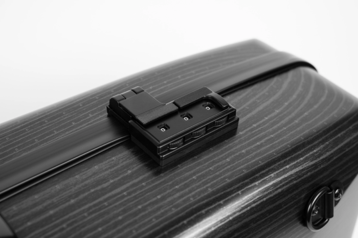 NY DESIGN! Rektangulärt HIGHTECH Violafodral med musikficka - Black Lazure - Bild 2